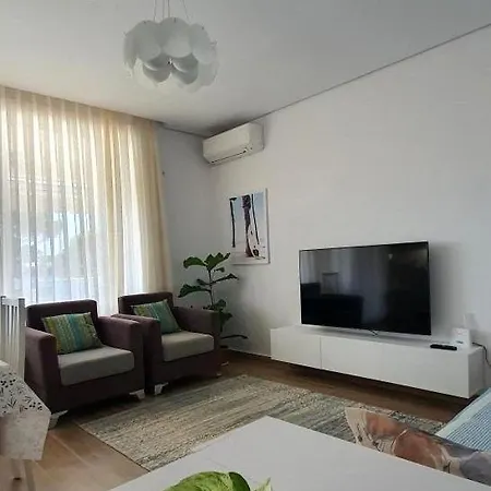 公寓 Sunset Seaside 2br With Large Balcony At San Pietro Gjiri I Lalzit *